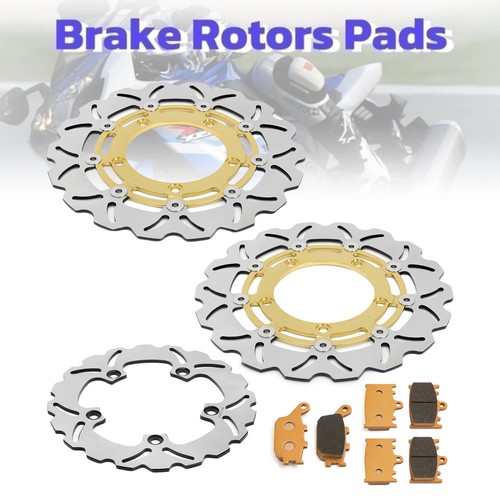 Front rear brake discs pads - front,