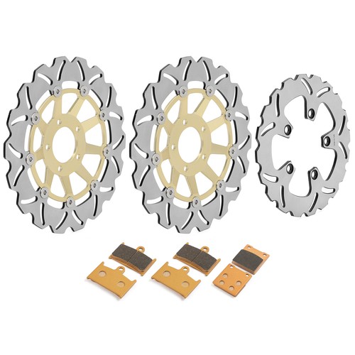Front rear brake discs pads - brake,